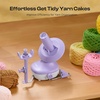 image:imageCaydo Electric Yarn Winder Automatic Yarn Cake Winder with Dual Tension Spring Stepless Speed Compact 7oz Portable Yarn Winder for Crocheting Ideal Gift for Crochet amp Knitting LoversLight PurpleLight Purple