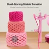 image:imageCaydo Electric Yarn Winder Automatic Yarn Cake Winder with Dual Tension Spring Stepless Speed Compact 7oz Portable Yarn Winder for Crocheting Ideal Gift for Crochet amp Knitting LoversLight PurplePurple