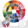 image:imageCaydo Embroidery Floss 50 Skeins Embroidery Thread Rainbow Color Friendship Bracelet String with 12 Pieces Floss Bobbins for Bracelet Making Sewing Crafts