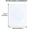 image:imageCaydo Embroidery Kit with Water Soluble Embroidery Stabilizer Including 2Pcs Embroidery Hoops 100 Color Threads Embroidery Fabric and Cross Stitch Tool Embroidery Starter Kits for Adults Beginners