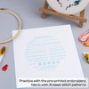 image:imageCaydo Embroidery Kit with Water Soluble Embroidery Stabilizer Including 2Pcs Embroidery Hoops 100 Color Threads Embroidery Fabric and Cross Stitch Tool Embroidery Starter Kits for Adults Beginners