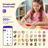 image:imageCaydo Fuse Beads Kit with Fuse Bead Pen Design App amp 200 Patterns for Beginners 10500PCS 36 Colors 5mm for Girl Holiday Home DIY Decor Creative ProjectsFuse Beads Kit with Iron