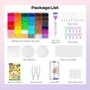 image:imageCaydo Fuse Beads Kit with Fuse Bead Pen Design App amp 200 Patterns for Beginners 10500PCS 36 Colors 5mm for Girl Holiday Home DIY Decor Creative ProjectsFuse Beads Kit with Pen