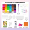 image:imageCaydo Fuse Beads Kit with Fuse Bead Pen Design App amp 200 Patterns for Beginners 10500PCS 36 Colors 5mm for Girl Holiday Home DIY Decor Creative ProjectsFuse Beads Kit with Pen  Iron