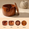 image:imageCaydo Yarn Bowl for Crocheting amp Knitting 7 x 5 in Wooden Yarn Bowl with Lid Knitting Crochet Bowls Holder for Yarn Crochet Accessories and Knitting Gadgets Supplies