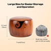image:imageCaydo Yarn Bowl for Crocheting amp Knitting 7 x 5 in Wooden Yarn Bowl with Lid Knitting Crochet Bowls Holder for Yarn Crochet Accessories and Knitting Gadgets Supplies