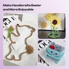 image:imageCaydo i Cord Knitting Machine Electric iCord Maker Tool with Adequate Tension iCord Knitter Machine Automatic Knitting Yarns to iCords Efficiently DIY Knitting Machine for CrochetersPatentedPurple