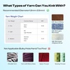 image:imageCaydo i Cord Knitting Machine Electric iCord Maker Tool with Adequate Tension iCord Knitter Machine Automatic Knitting Yarns to iCords Efficiently DIY Knitting Machine for CrochetersPatentedBlue New