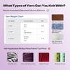 image:imageCaydo i Cord Knitting Machine Electric iCord Maker Tool with Adequate Tension iCord Knitter Machine Automatic Knitting Yarns to iCords Efficiently DIY Knitting Machine for CrochetersPatentedPurple