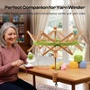 image:imageElectric Yarn Swift Y1 Pro Umbrella Holder to Make Cakes for Crocheting  Automatic Sweater Unraveler Machine for Used Yarn Recycling Premium ABS Plastic Design Ideal Helper for Knitting LoversBeech Wood