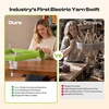 image:imageElectric Yarn Swift Y1 Pro Umbrella Holder to Make Cakes for Crocheting  Automatic Sweater Unraveler Machine for Used Yarn Recycling Premium ABS Plastic Design Ideal Helper for Knitting LoversGray White