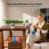 image:imageElectric Yarn Swift Y1 Pro Umbrella Holder to Make Cakes for Crocheting  Automatic Sweater Unraveler Machine for Used Yarn Recycling Premium ABS Plastic Design Ideal Helper for Knitting LoversGray White