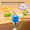 image:imageF1 Lite iCord Knitting Machine High Efficiency Handheld Manual iCord Maker with Wider Yarn Compatibility Portable DIY Bead iCord Knitting Craft Tool Ideal Gift for Crochet Beginners amp Enthusiasts6 Needles
