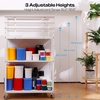 image:imageScreen Printing Kits Storage Caydo Screen Printing Ink Cart Organizer Table for Screen Printing Frame Screen Printing Squeegee Fabric Mesh Compatible with Screen Printing Machine Flash Dryer