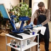 image:imageScreen Printing Kits Storage Caydo Screen Printing Ink Cart Organizer Table for Screen Printing Frame Screen Printing Squeegee Fabric Mesh Compatible with Screen Printing Machine Flash Dryer