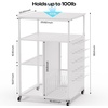 image:imageScreen Printing Kits Storage Caydo Screen Printing Ink Cart Organizer Table for Screen Printing Frame Screen Printing Squeegee Fabric Mesh Compatible with Screen Printing Machine Flash Dryer