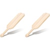 image:imageCaydo 15 Inch Unfinished Wooden Paddle Greek Fraternity Paddle Solid Pine Sorority Paddle for DIY Arts Decoration15 InchStyle B Pack of 2