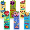 image:imageCaydo 6 Pieces Cross Stitch Bookmark Kits 14 CT Fruit Theme Stamped Embroidery Bookmark with Backing Felt and Instructions for Beginners Adults Book Lovers
