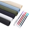 image:imageCaydo 6 Pieces Fabric for Embroidery Including 6 Colors Embroidery Fabric 5 Colors WaterSoluble Pens for Embroidery Projects and Upholstery Decoration 118 by 118Inch