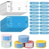image:imageCaydo Yarn Information Tags with Clips 20 Sets Yarn Cake Labels amp Clips for Yarn Storage Organizer Crochet Knitting Accessories for Yarn Winder Ideal for Crocheting amp Knitting Projects