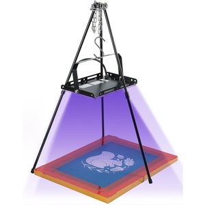 image:imageCaydo 100W LED Exposure Unit for Screen Printing UV Screen Printing Light with Adjustable Stand and Timing Device for Screen Printing Resin Curing and Cyanotypes50W