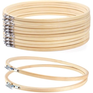 image:imageCaydo 12 Pieces 6 Inch Embroidery Hoops Set Bulk Circle Cross Stitch Hoop Round Ring12 Inch