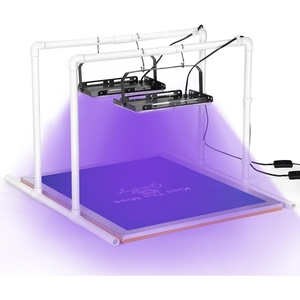 image:imageCaydo 2PCS 50W LED UV Screen Printing Light Exposure Unit with Light Stands Cable Ties Exposure Unit for Screen Printing and Cyanotypes
