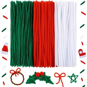 image:imageCaydo 300 Pieces 12 inch Pipe Cleaners for DIY Creative Crafts Valentines Day Decorations Red Green WhiteRed  Green  White