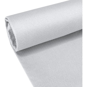 image:imageCaydo 39 by 256 Inch Aida Cloth 14 Count Classic Reserve Aida Fabric Big Size Cross Stitch Fabric for Embroidery Craft and NeedleworkGray