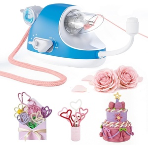 image:imageCaydo Automatic i Cord Knitting Machine Pro Electric iCord Knitter for Fast DIY Handmade Crafts HandsFree Yarn Knitter to Make Flower Handicrafts amp Romantic Gift Ideal Present for CrochetersBlue