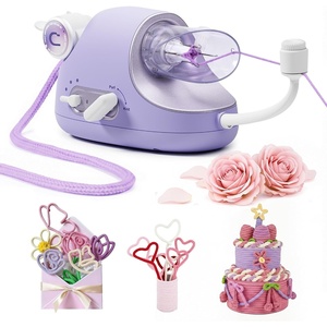image:imageCaydo Automatic i Cord Knitting Machine Pro Electric iCord Knitter for Fast DIY Handmade Crafts HandsFree Yarn Knitter to Make Flower Handicrafts amp Romantic Gift Ideal Present for CrochetersPurple