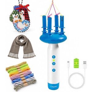 image:imageCaydo Cord Maker amp Fringe Twister Machine T1 Rechargeable amp2Speed Control  Electric Cording Maker Tool Portable Yarn Twister for Needlepoint Macrame Scarves Blankets Tassels Knitting Kit