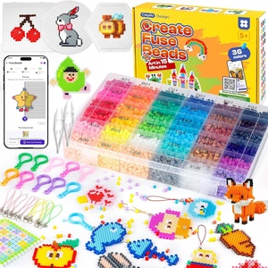 image:imageCaydo Fuse Beads Kit with Fuse Bead Pen Design App amp 200 Patterns for Beginners 10500PCS 36 Colors 5mm for Girl Holiday Home DIY Decor Creative ProjectsFuse Beads Kit