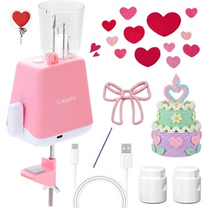 image:imageCaydo i Cord Knitting Machine Electric iCord Maker Tool with Adequate Tension iCord Knitter Machine Automatic Knitting Yarns to iCords Efficiently DIY Knitting Machine for CrochetersPatentedPink