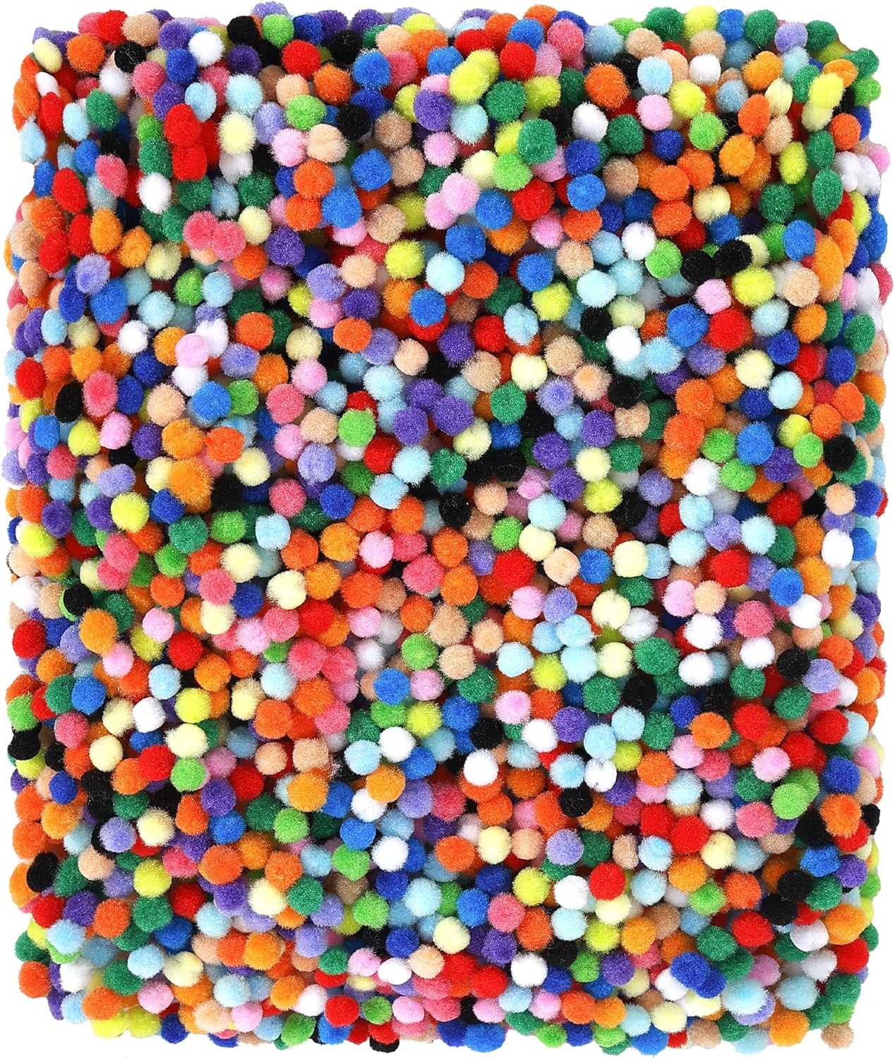 image:imageCaydo 1cm Green Pom Poms 500 Pieces Craft Pom Poms Balls for Kids Creative Arts and Crafts Project and Home Decorations20 Colors