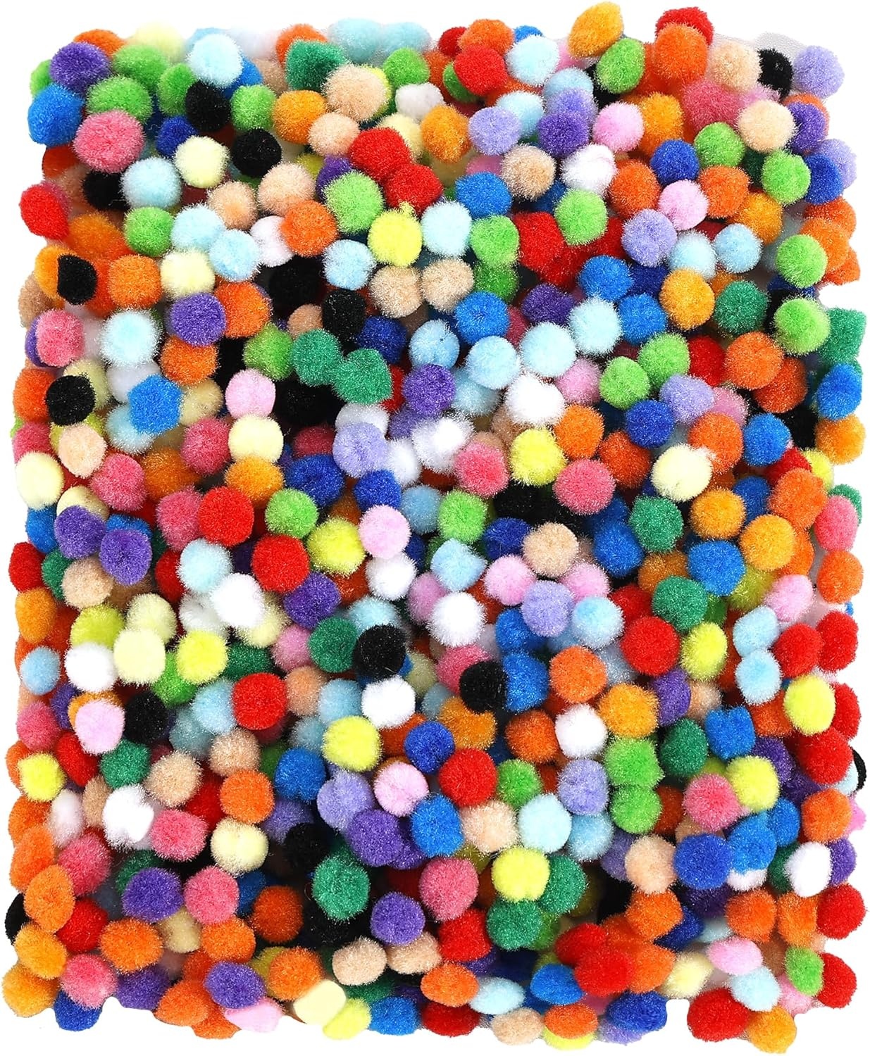 image:imageCaydo 1cm Green Pom Poms 500 Pieces Craft Pom Poms Balls for Kids Creative Arts and Crafts Project and Home Decorations20 Colors