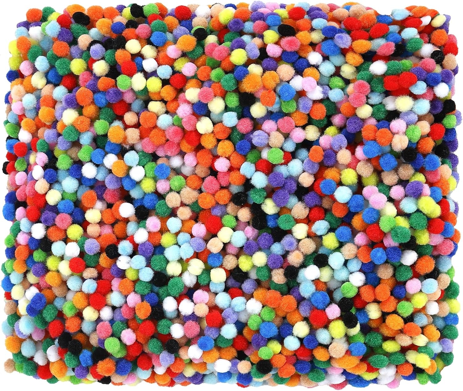 image:imageCaydo 1cm Green Pom Poms 500 Pieces Craft Pom Poms Balls for Kids Creative Arts and Crafts Project and Home Decorations20 Colors