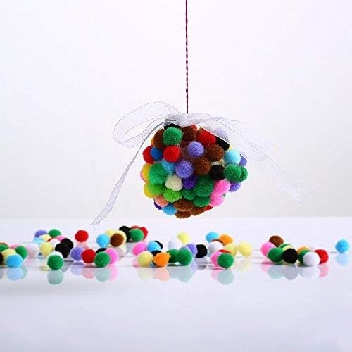 image:imageCaydo 1cm Green Pom Poms 500 Pieces Craft Pom Poms Balls for Kids Creative Arts and Crafts Project and Home Decorations20 Colors