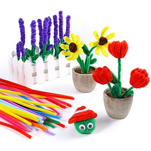 image:imageCaydo 324 Pieces Pipe Cleaners 27 Colors Chenille Stems for Home Decorations DIY Art Creative Crafts Project 6 mm x 12 Inch6mm x 12inch