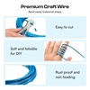 image:imageAluminum Craft Wire 3mm 10M33Ft Total Silver Bendable Armature Wire for DIY Handicrafts Decoration with Yarn iCords Sculpting Jewelry Making Doll Armature Bonsai Modeling5