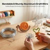 image:imageAluminum Craft Wire 3mm 10M33Ft Total Silver Bendable Armature Wire for DIY Handicrafts Decoration with Yarn iCords Sculpting Jewelry Making Doll Armature Bonsai Modeling1