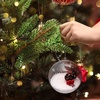 image:imageCaydo 10 Set 120mm Plastic Clear Ornament Balls Large Christmas Tree Balls for Halloween Christmas Craft Wedding Decoration Hanging Ornaments
