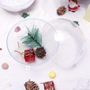 image:imageCaydo 10 Set 120mm Plastic Clear Ornament Balls Large Christmas Tree Balls for Halloween Christmas Craft Wedding Decoration Hanging Ornaments