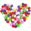 image:imageCaydo 100 Pieces 13 Inch Assorted Large Cat Toy Balls Soft Kitten Pom poms Ball for Cats to Play