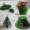 image:imageCaydo 100 Pieces Moss Green Pipe Cleaners Craft Flexible Chenille Stems Bulk for Kids DIY Arts Crafts Project and Home Decoration 6 mm x 12 InchArmy Green