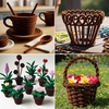 image:imageCaydo 100 Pieces Moss Green Pipe Cleaners Craft Flexible Chenille Stems Bulk for Kids DIY Arts Crafts Project and Home Decoration 6 mm x 12 InchBrown