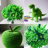 image:imageCaydo 100 Pieces Moss Green Pipe Cleaners Craft Flexible Chenille Stems Bulk for Kids DIY Arts Crafts Project and Home Decoration 6 mm x 12 InchFruit Green