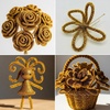 image:imageCaydo 100 Pieces Moss Green Pipe Cleaners Craft Flexible Chenille Stems Bulk for Kids DIY Arts Crafts Project and Home Decoration 6 mm x 12 InchGlitter Gold