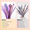 image:imageCaydo 100 Pieces Moss Green Pipe Cleaners Craft Flexible Chenille Stems Bulk for Kids DIY Arts Crafts Project and Home Decoration 6 mm x 12 InchLight Brown