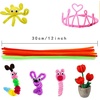 image:imageCaydo 100 Pieces Moss Green Pipe Cleaners Craft Flexible Chenille Stems Bulk for Kids DIY Arts Crafts Project and Home Decoration 6 mm x 12 InchMulticolor